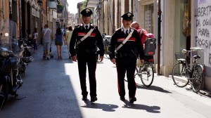 carabinieri a piedi