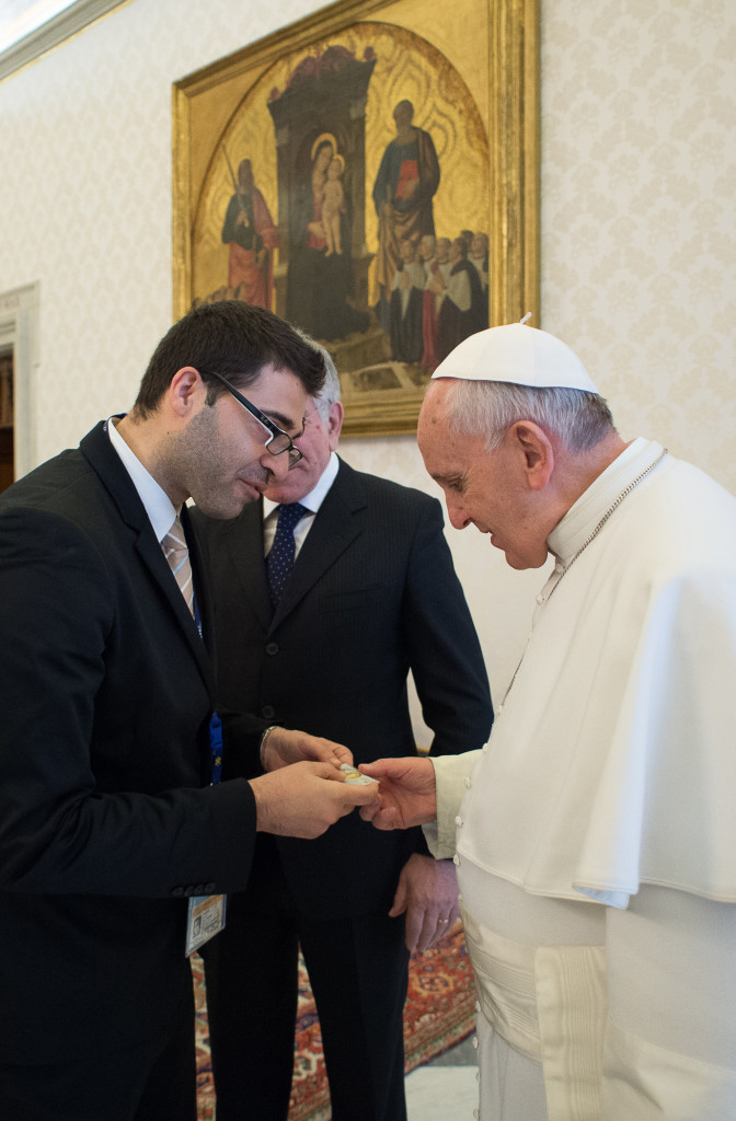 Oddone con il Papa