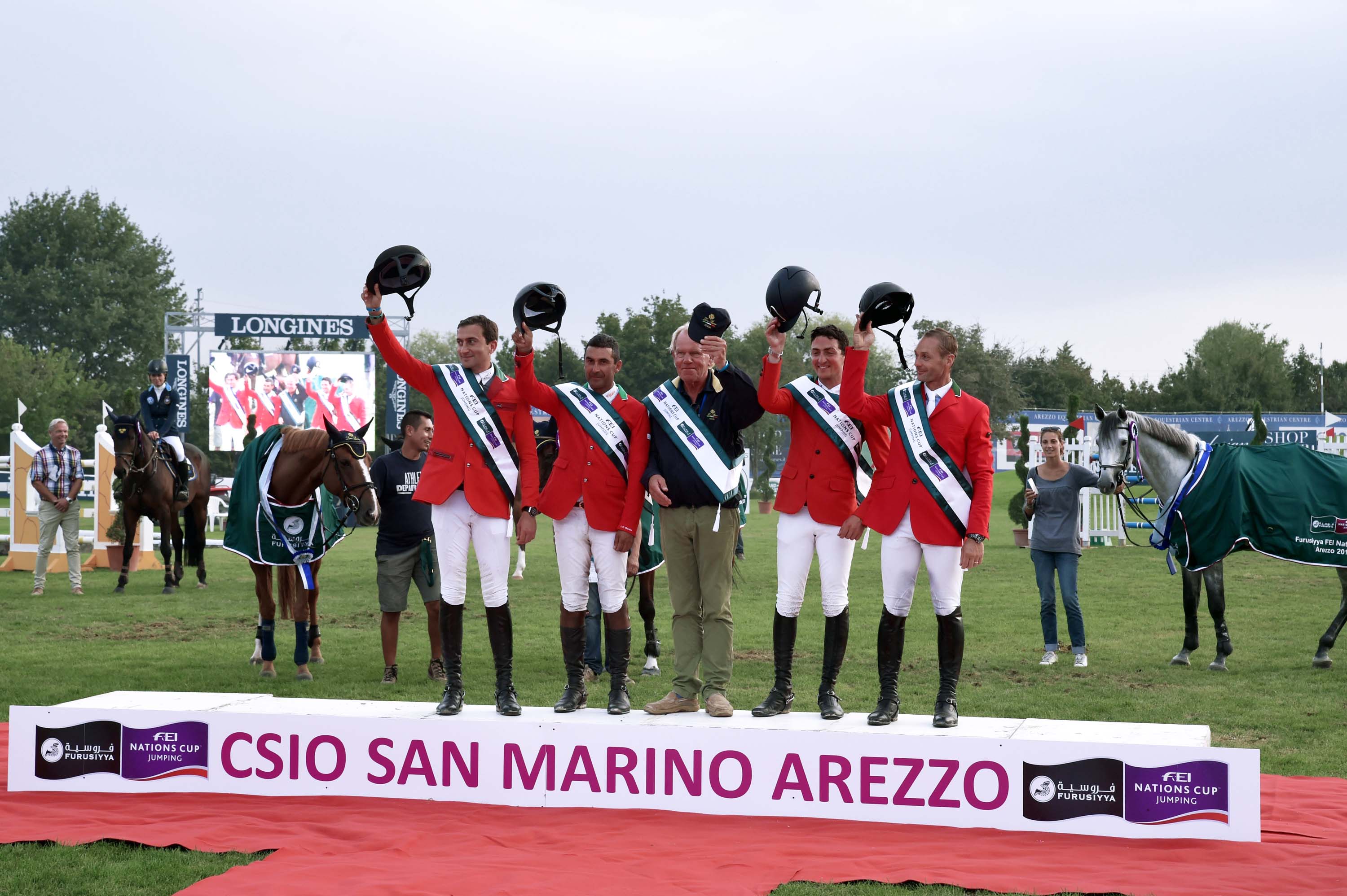 Equitazione. CSIO San Marino Arezzo squadre ai blocchi di