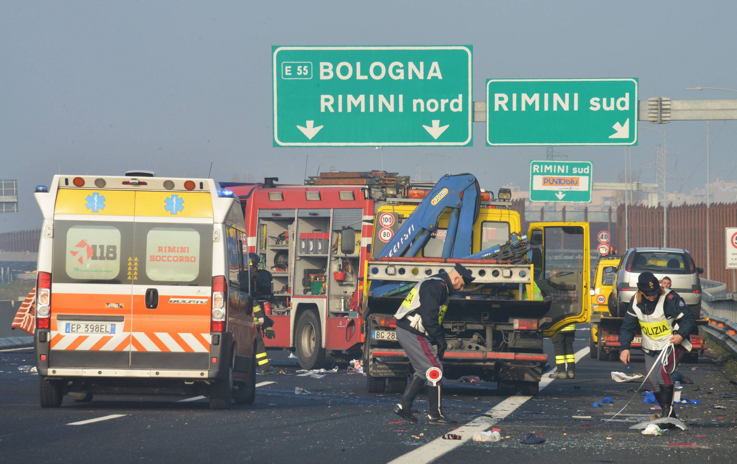 rimini sud incidente