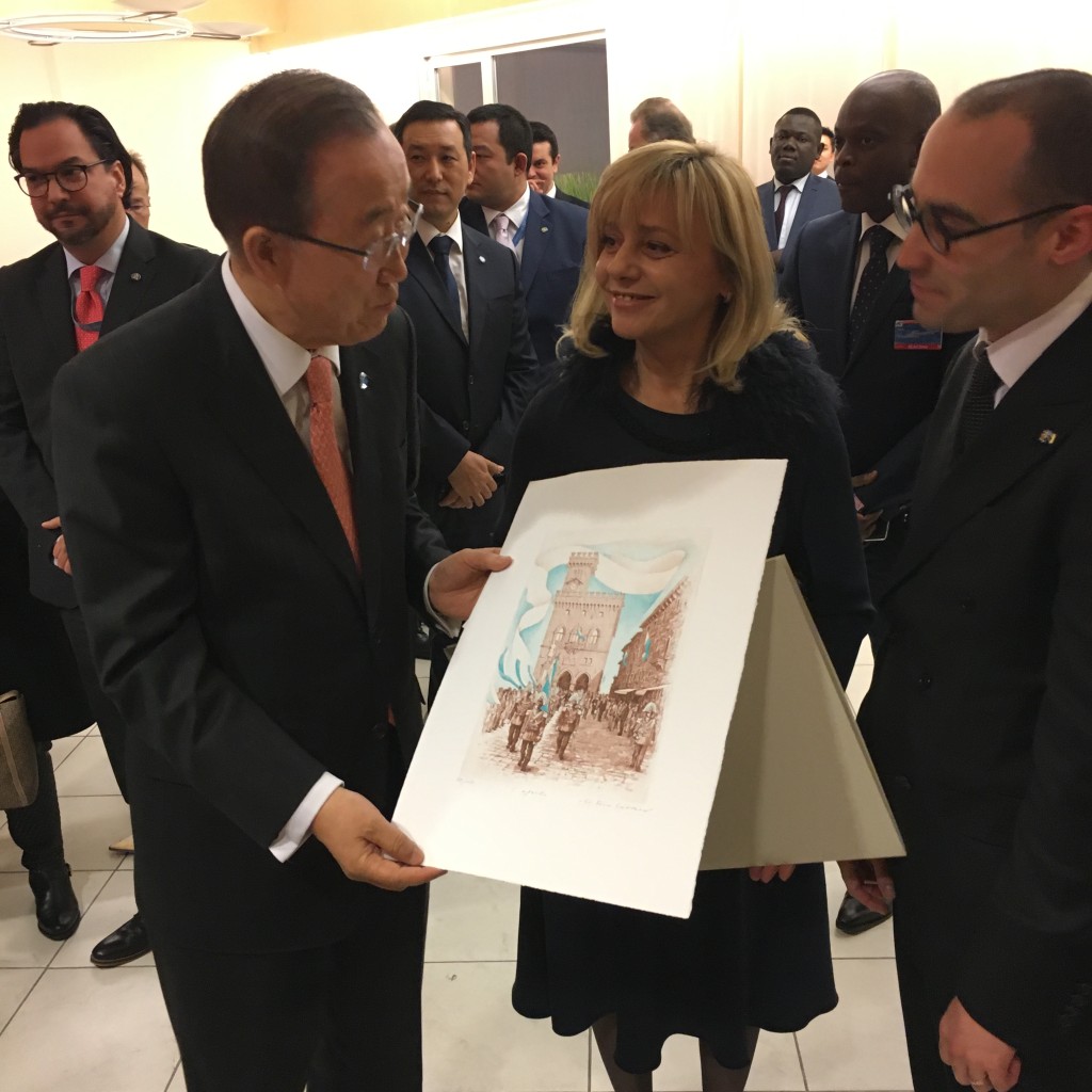 Reggenza con Ban Ki-moon - 29.02.2016