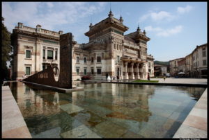 Salsomaggiore Terme fontana di piazza Lorenzo Berzieri,..