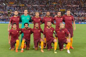 Foto LaPresse - Gennaro Masi 23/08/2016 Roma - Italia Sport Calcio AS Roma vs FC Porto UEFA Champions League 2016 2017 - Stadio Olimpico Nella foto: AS Roma Photo LaPresse - Gennaro Masi 23/08/2016 Roma - Italy Sport Soccer AS Roma vs FC Porto UEFA Champions League 2016 2017 - Olimpico Stadium In the pic: AS Roma