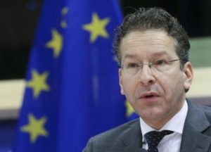 epa05651748 President of Eurogroup, Dutch Finance Minister, Jeroen Dijsselbloem during a hearing by European Parliament Committee on Economic and Monetary Affairs in Brussels, Belgium, 29 November 2016. EPA/OLIVIER HOSLET