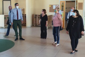 Assessora Salomoni in visita alle scuole di Cesena 1 luglio 2020 bis