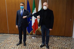 Visita del Ministro Di Maio 18 dicembre 2020