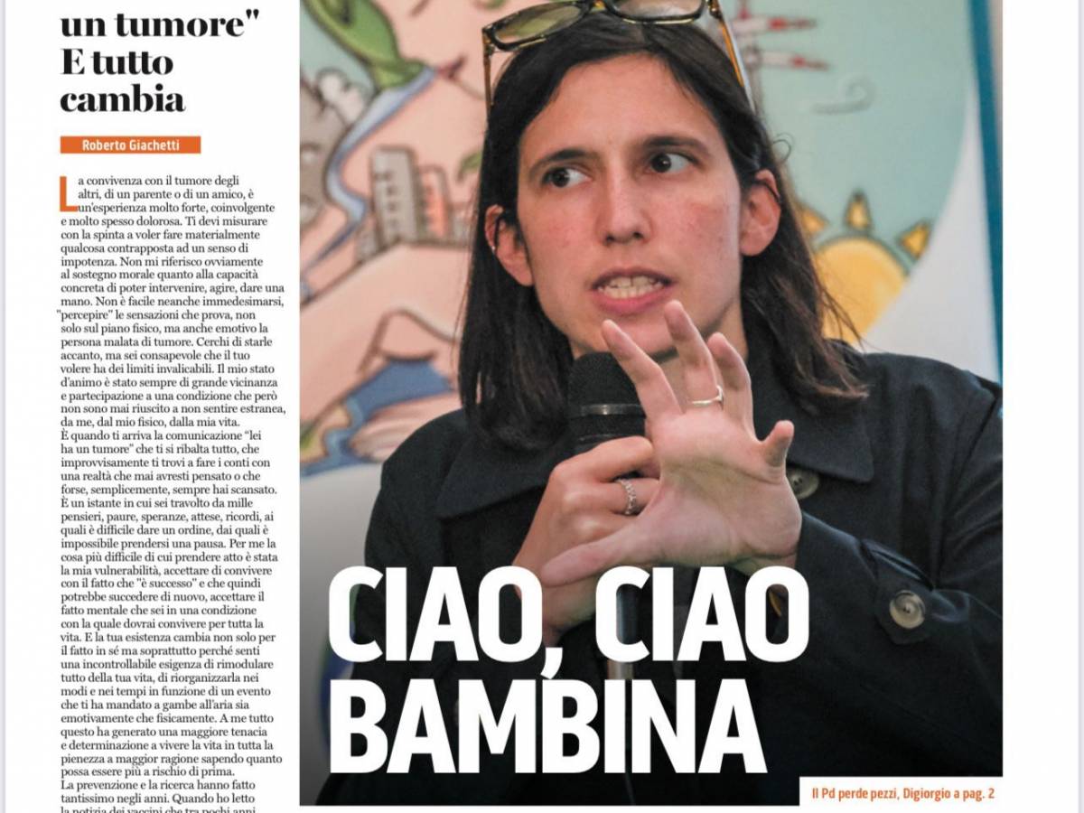 Prima pagina del Riformista