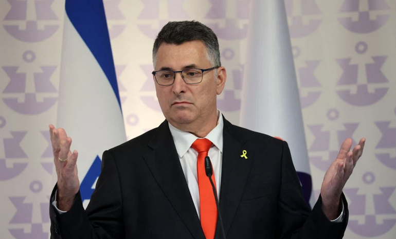 il ministro degli Esteri israeliano Gideon Sa’ar