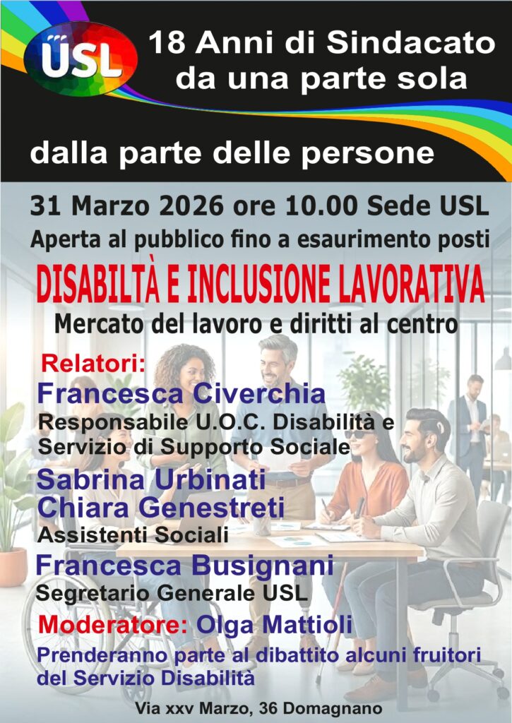 San Marino - Disabilità e inclusione lavorativa: USL al centro del dibattito