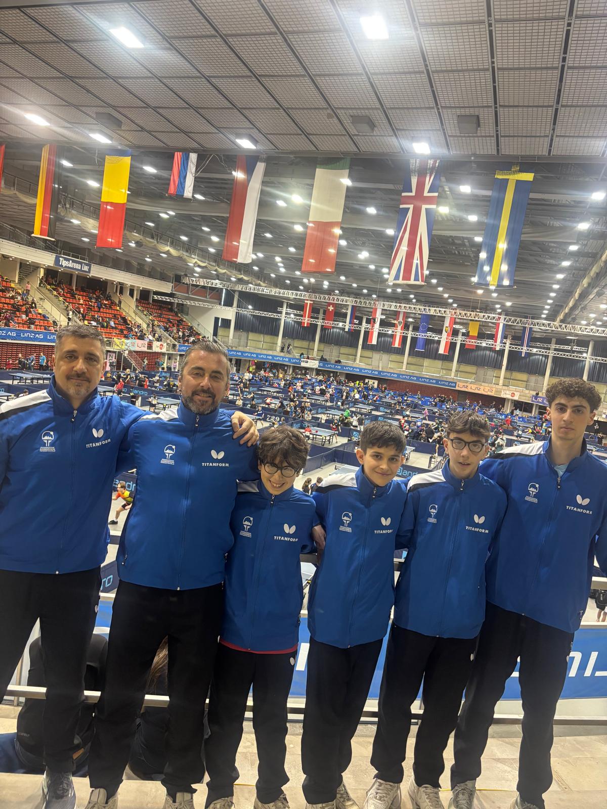 San Marino - Pongisti sammarinesi brillano a Linz: risultati straordinari per le giovani promesse